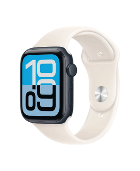 Apple Watch SE 3 40 mm, Midnight Aluminum Starlight Sport Band (M/L)