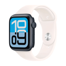 Apple Watch SE 3 44 mm, Midnight Aluminum Light Blush Sport Band (M/L)