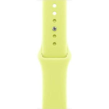 Apple Watch SE 3 40 mm, Midnight Aluminum Neon Yellow Sport Band (M/L)