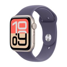 Apple Watch SE 3 44 mm, Starlight Aluminum Purple Fog Sport Band (M/L)