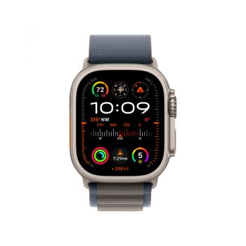 Apple Watch Ultra 2 GPS + Cellular, 49 мм, корпус из титана, ремешок Alpine синего цвета, размер S