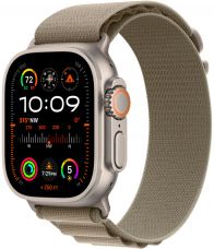 Apple Watch Ultra 2 GPS + Cellular, 49 мм, корпус из титана, ремешок Alpine оливкового цвета, размер L