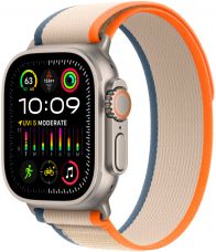 Apple Watch Ultra 2 GPS + Cellular, 49 мм, корпус из титана, ремешок Trail оранжевого/бежевого цвета, размер M/L