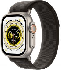 Apple Watch Ultra GPS + Cellular, 49 мм, корпус из титана, ремешок Trail черного/серого цвета