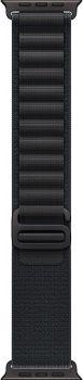 Apple Watch Ultra 3, Black Titanium Case with Black Alpine Loop (L)