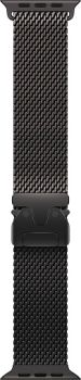 Apple Watch Ultra 3, Black Titanium Case with Black Titanium Milanese Loop