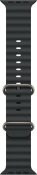 Apple Watch Ultra 3, Natural Titanium Case with Black Ocean Band