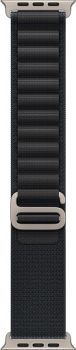 Apple Watch Ultra 3, Natural Titanium Case with Black Alpine Loop (S)