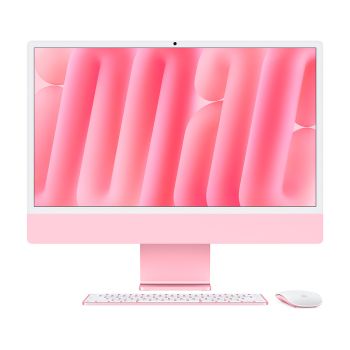 Apple iMac (M4, 8C CPU/8C GPU, 2024), 16 ГБ, 256 GB SSD, Pink (Розовый)