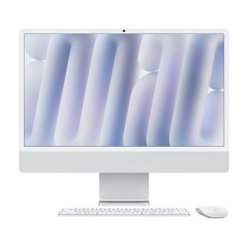 Apple iMac (M4, 8C CPU/8C GPU, 2024), 24 ГБ, 1 TB SSD, Silver (Серебристый)