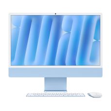 Apple iMac (M4, 10C CPU/10C GPU, 2024), 16 ГБ, 256 GB SSD, Blue (Голубой)