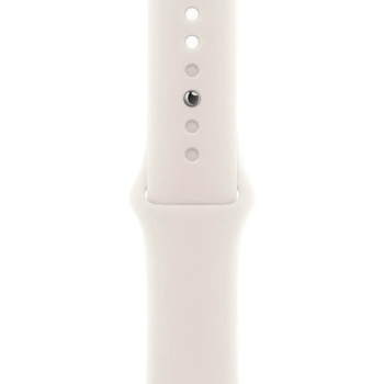 Apple Watch Series 11, 46 mm, Jet Black Aluminum Starlight Sport Band (M/L)