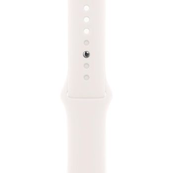 Apple Watch Series 11, 46 mm, Space Gray Aluminum Light Blush Sport Band (S/M)