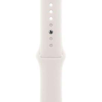 Apple Watch Series 11, 46 mm, Space Gray Aluminum Starlight Sport Band (S/M)