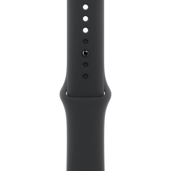 Apple Watch Series 11, 46 mm, Space Gray Aluminum Black Sport Band (M/L)