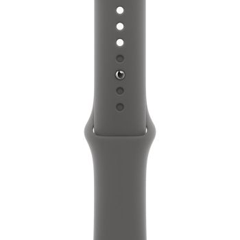 Apple Watch Series 11, 42 mm, Rose Gold Aluminum Stone Gray Sport Band (S/M)