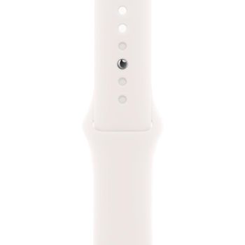 Apple Watch Series 11, 46 mm, Silver Aluminum Light Blush Sport Band (S/M)