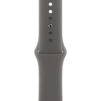 Apple Watch Series 11, 42 mm, Silver Aluminum Stone Gray Sport Band (M/L)