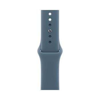 Apple Watch Series 11, 46 mm, Gold Titanium GPS+Cellular, Anchor blue Sport Band (M/L)