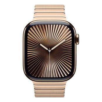 Умные часы Apple Watch Series 10 42 мм, S/M 130-200 мм, Titanium Case GPS+Cellular, Gold (золото)