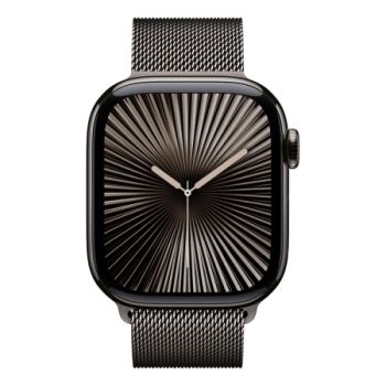 Умные часы Apple Watch Series 10 46 мм, Titanium Case Cellular, Milanese Loop, Black