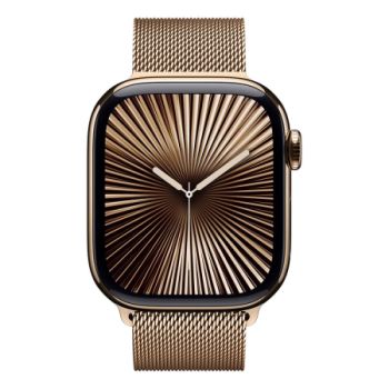 Умные часы Apple Watch Series 10 42 мм, Titanium Case Cellular, Milanese Loop, Gold