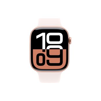 Умные часы Apple Watch Series 10 46 мм, M/L 140-245 мм, Aluminium Case GPS, Rose Gold