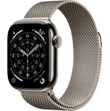  Умные часы Apple Watch Series 10 42 мм, Titanium Case Cellular, Milanese Loop, Natural