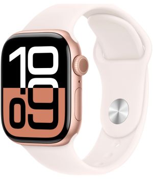 Умные часы Apple Watch Series 10 42 мм, M/L 140-245 мм, Titanium Case GPS+Cellular, Rose Gold