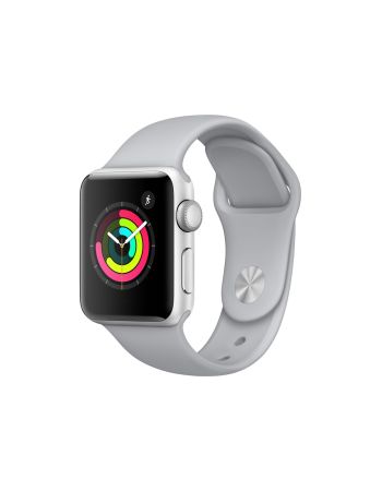 Купить Apple Watch Series 3, 38 мм, корпус из серебристого алюминия ...